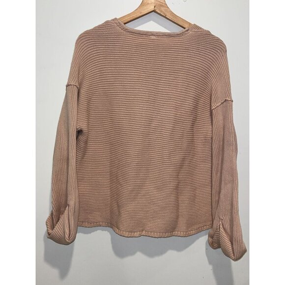 Free People La Brea Chunky V Neck Sweater size XS - Picture 2 of 10
